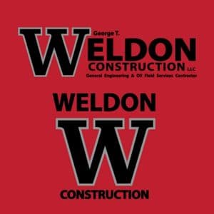 Incorrect logo usage on red background