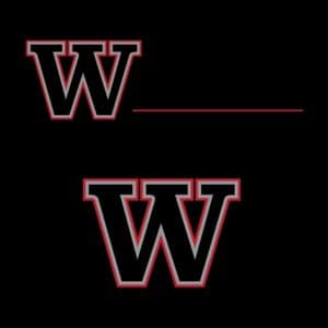Incorrect logo usage on black background
