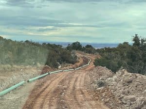 Pipeline installation work