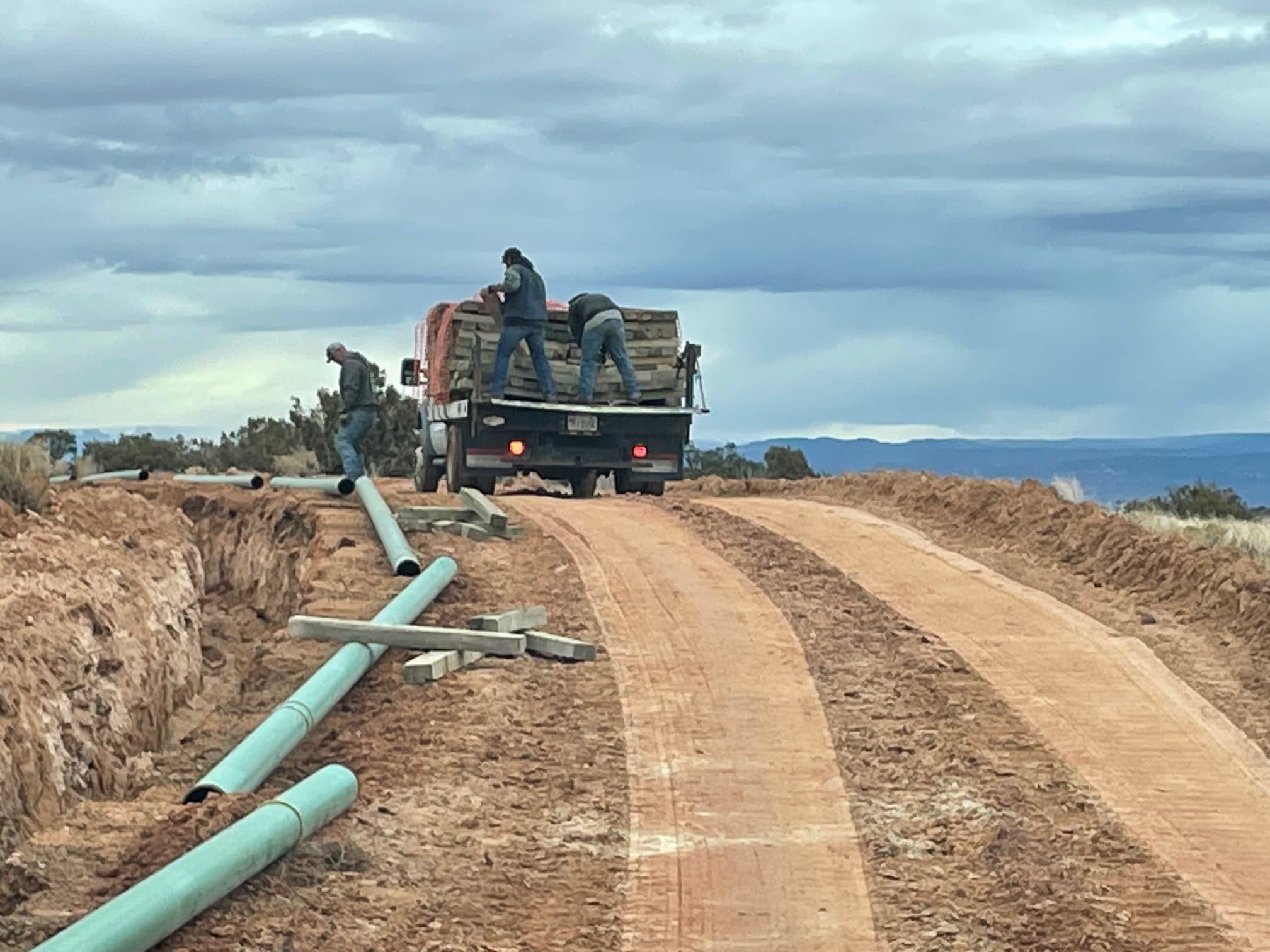 Pipeline construction project