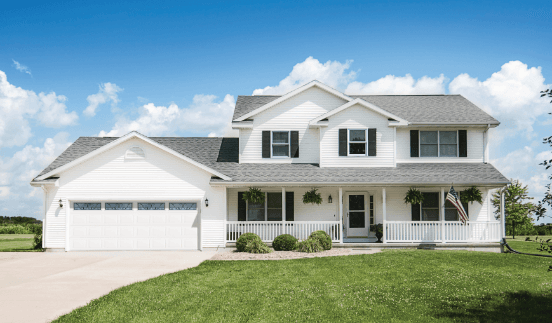 Raynor Aspen LuxeVue garage door