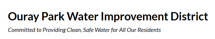 Ouray Park Water Improvement District
